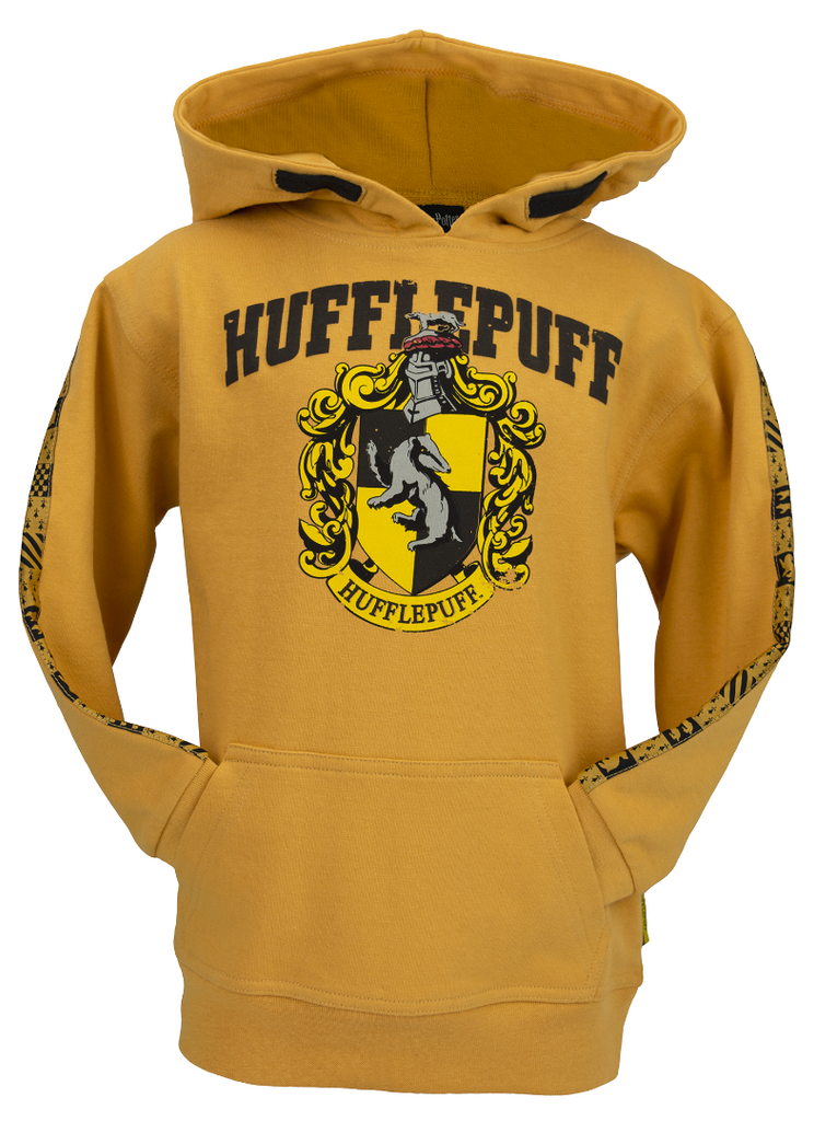 Licensed Unisex Kids Harry Potter Hufflepuff Hoodie sizes 1 year to 13 British Heritage Brands