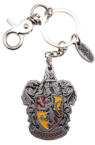 GWCC Official Licensed Harry Potter Gryffindor Pewter Spinning Keyring Keychain rucksack