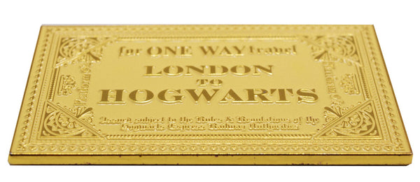 Licensed Harry Potter Hogwarts Express Golden Ticket Fridge Magnet is made with shiny gold also for lockers