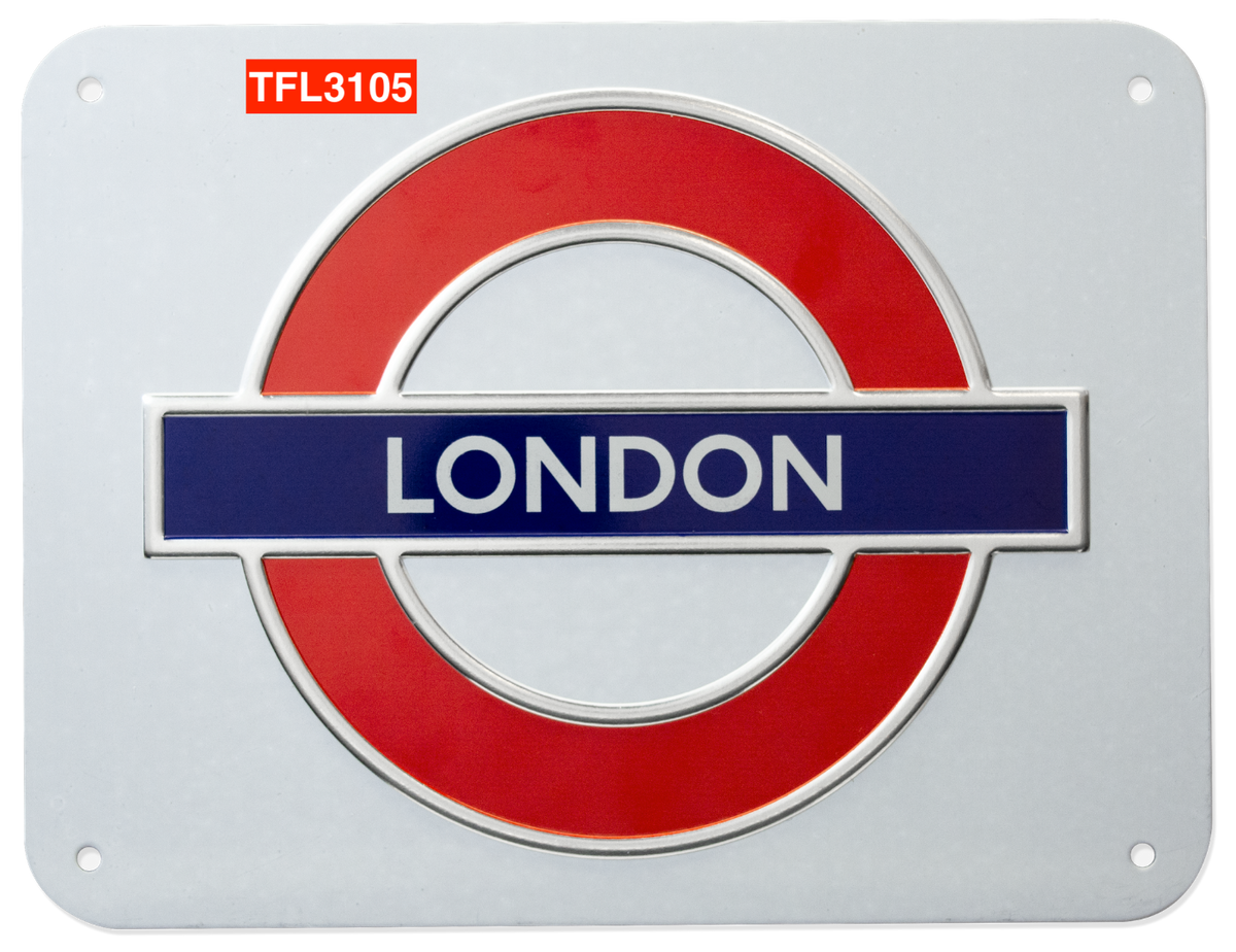 TFL3105 Licensed London Roundel Metal Sign Large – British Heritage Brands