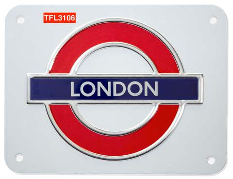 TFL3106 Licensed London Roundel Metal Sign Medium Size - British Heritage Brands