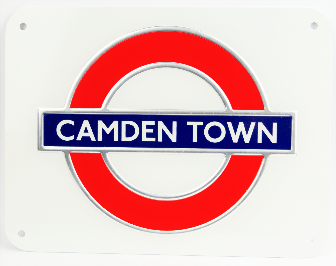 TFL3109 Licensed Camden Town Underground Metal Sign Large - British Heritage Brands