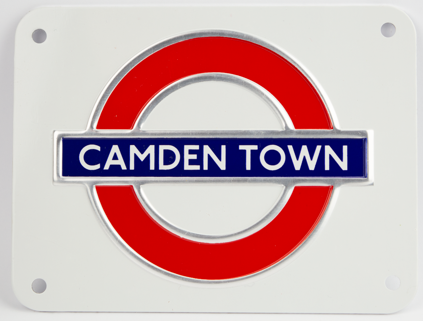TFL3110 Licensed Camden Town Underground Metal Sign Medium Size - British Heritage Brands