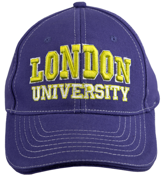 Unisex London University Basebal Cap Blue - British Heritage Brands