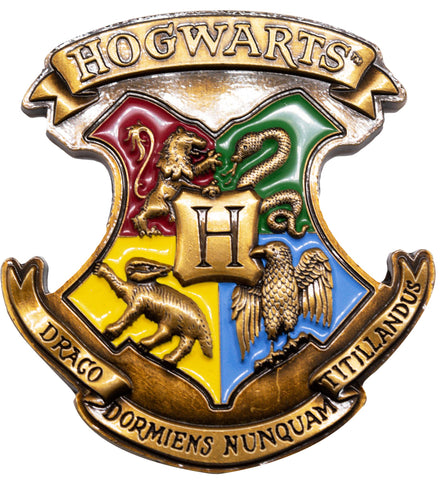 Licensed Harry Potter Hogwarts metal Fridge Magnet enammeled 3D