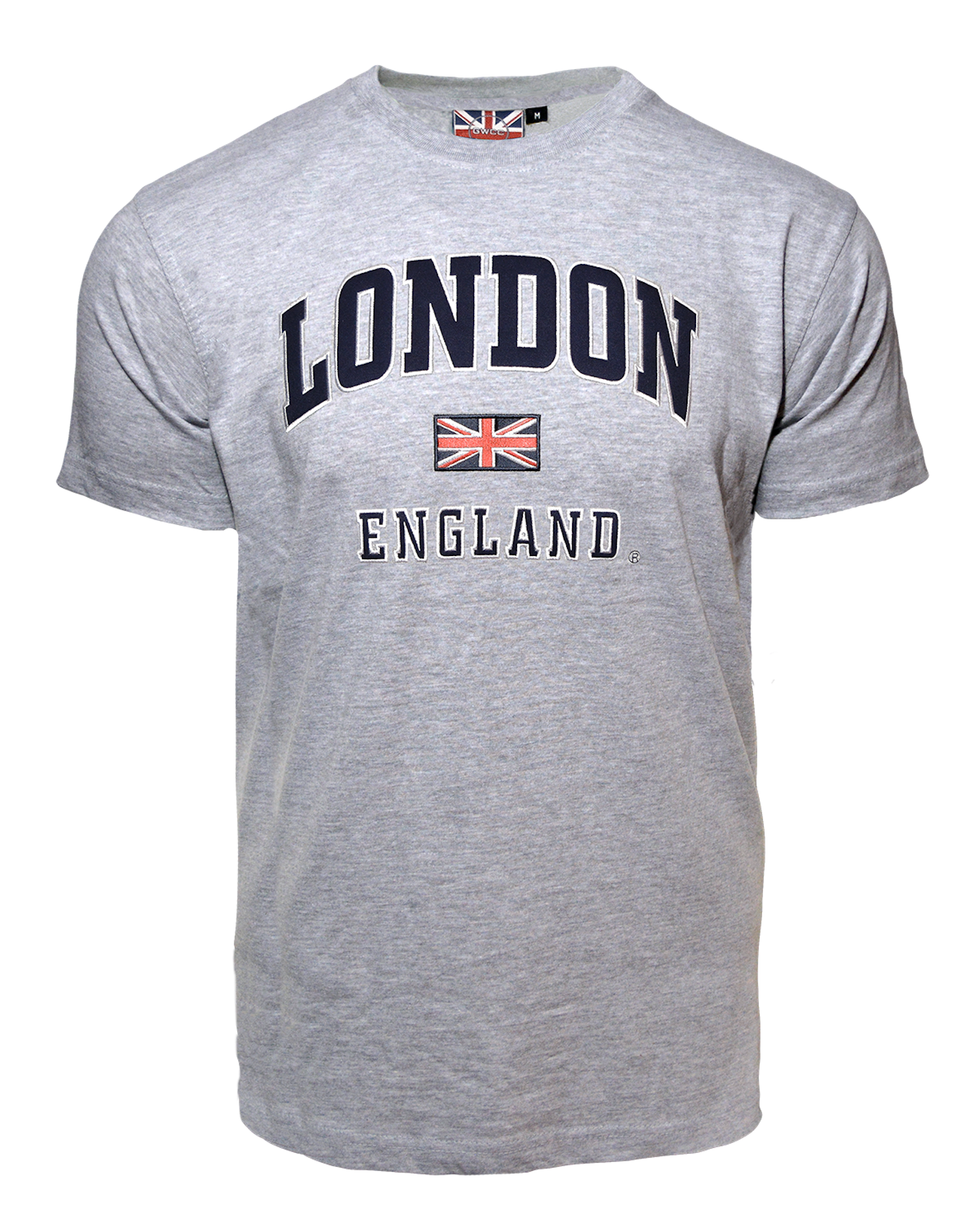LE105GN Unisex London england Applique Embroidery T Shirt - British Heritage Brands