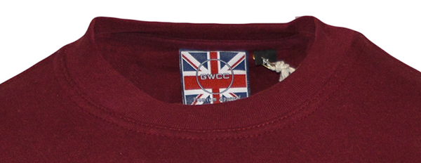OU201 Unisex Licensed Oxford University Sweatshirt Maroon - British Heritage Brands