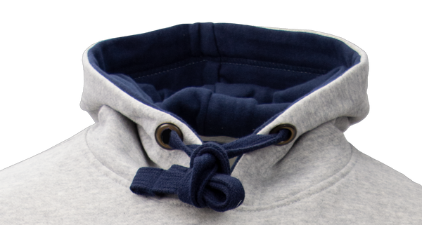 OU129 Licensed Unisex Oxford University Hooded Sweatshirt Grey - British Heritage Brands