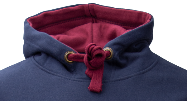 OU129 Licensed Unisex Oxford University Hooded Sweatshirt Navy - British Heritage Brands