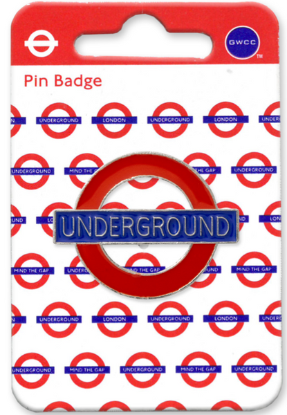 TFL7001 Licensed Underground Roundel Pin Badge - British Heritage Brands
