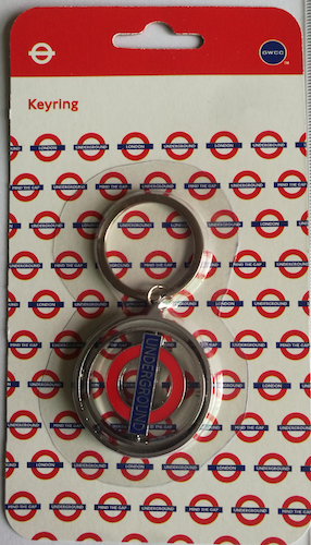 TFL2007 Licensed Spinning Underground Roundel Keyring - British Heritage Brands