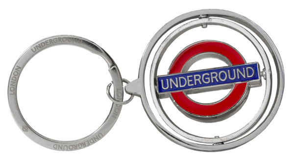 TFL2007 Licensed Spinning Underground Roundel Keyring - British Heritage Brands