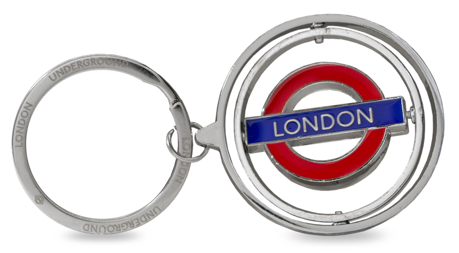 TFL2009 Licensed Spinning London Roundel Keyring - British Heritage Brands
