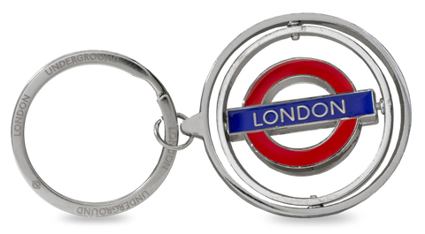 TFL2009 Licensed Spinning London Roundel Keyring - British Heritage Brands