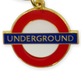 TFL2010 Licensed Golden Underground Roundel Keyring - British Heritage Brands