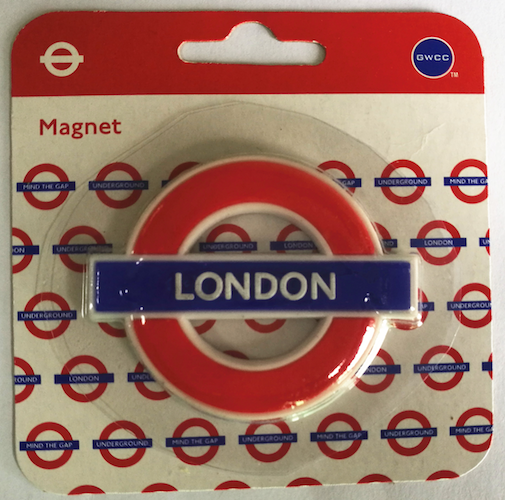 TFL3012 Licensed Camden Town Ductile/Rubber Fridge Magnet - British Heritage Brands