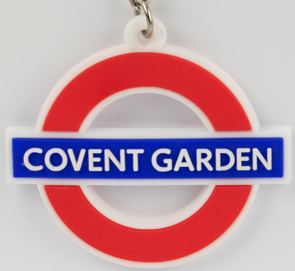 TFL2012 Licensed Ductile Covent Garden Underground Keyring - British Heritage Brands