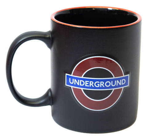 Licensed Official TFL Embossed Underground Ceramic Mug - British Heritage Brands
