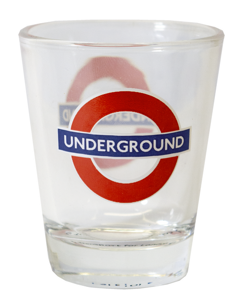 Licensed TFL Underground Tube Map London set of 3 Shot Glasses - British Heritage Brands