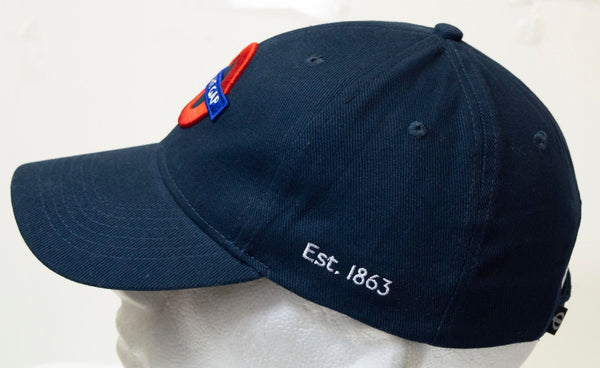 Licensed Unisex London Underground Baseball Cap Navy - British Heritage Brands