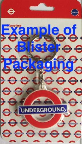 TFL2012 Licensed Ductile Covent Garden Underground Keyring - British Heritage Brands
