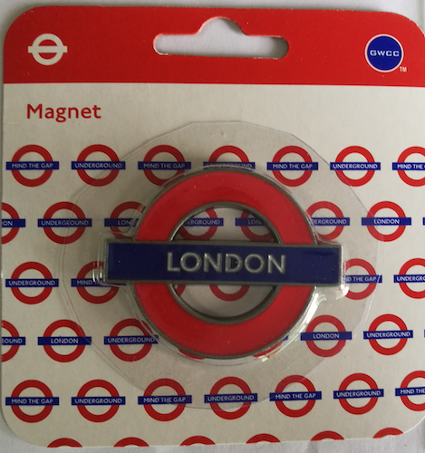 TFL3006 Licensed London Roundel Metal Fridge Magnet - British Heritage Brands